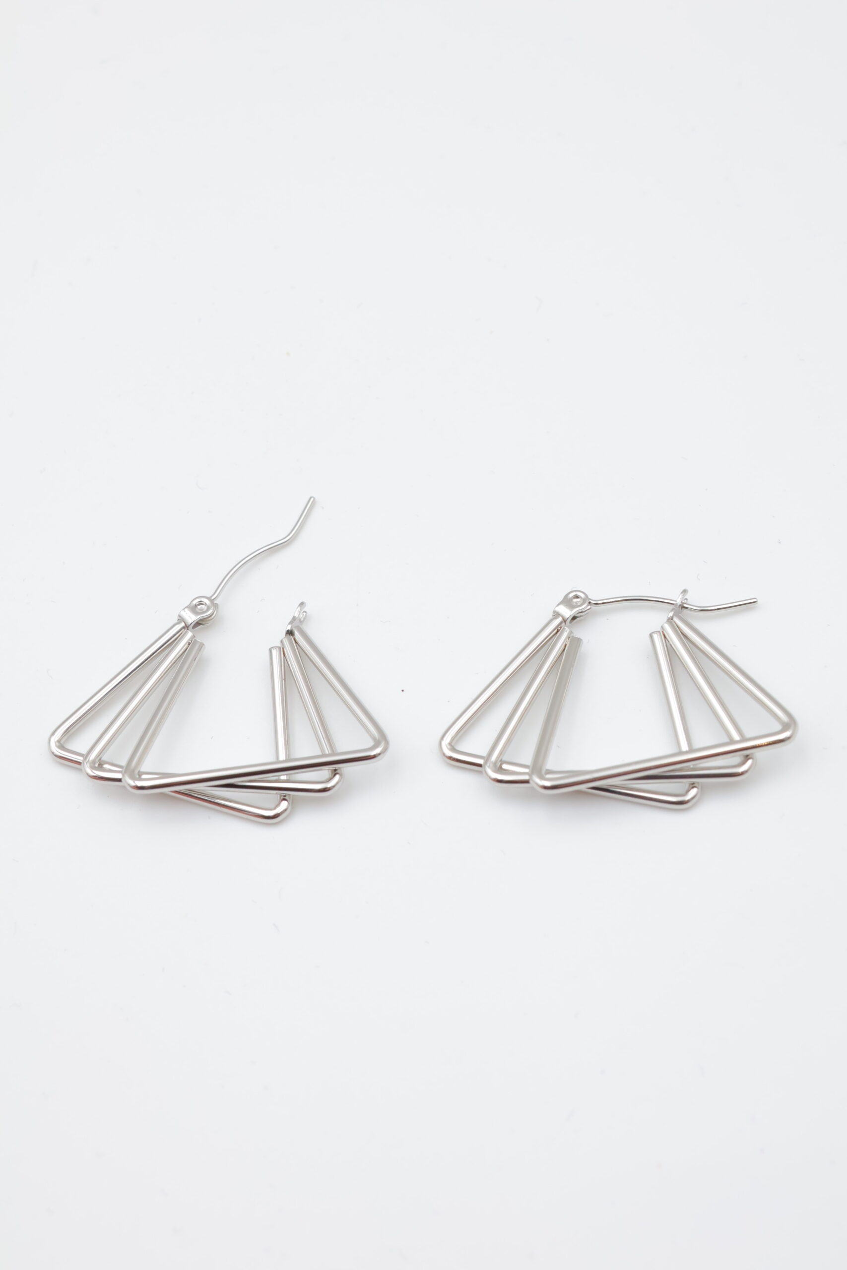 Créoles triangles superposés – Image 2